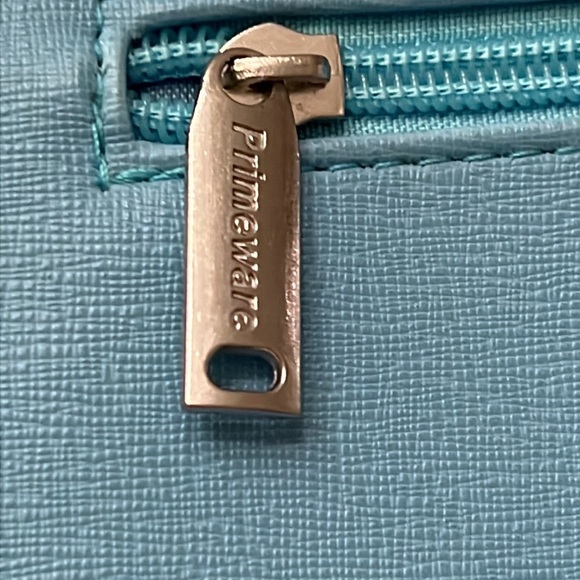 PrimeWare Wine Purse Cross Body Design Aqua Blue Insulated - Picture 2 of 5